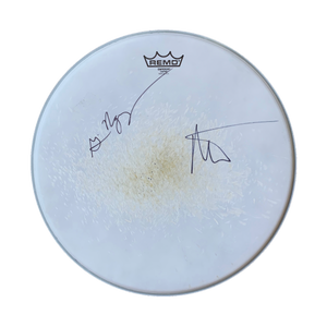 Signed Drum Heads from “Giana” Sessions